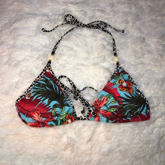 Bruno Banani Tropical Floral Bikini Top 38/A/B NWOT - Picture 3 of 14